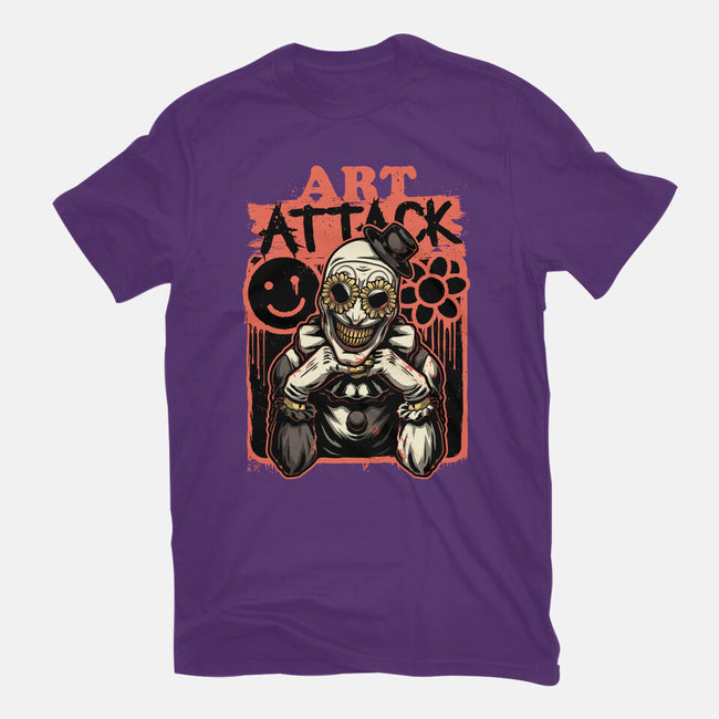 Clown Art TV Show-Womens-Basic-Tee-Studio Mootant