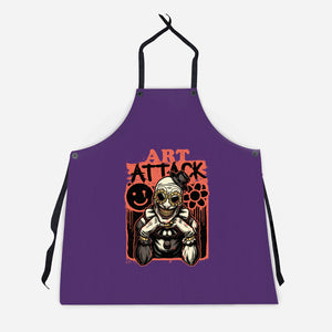 Clown Art TV Show-Unisex-Kitchen-Apron-Studio Mootant