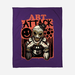Clown Art TV Show-None-Fleece-Blanket-Studio Mootant