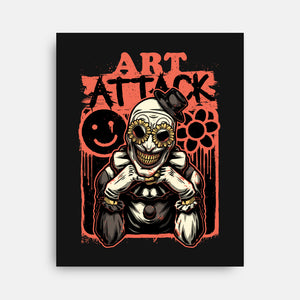 Clown Art TV Show-None-Stretched-Canvas-Studio Mootant