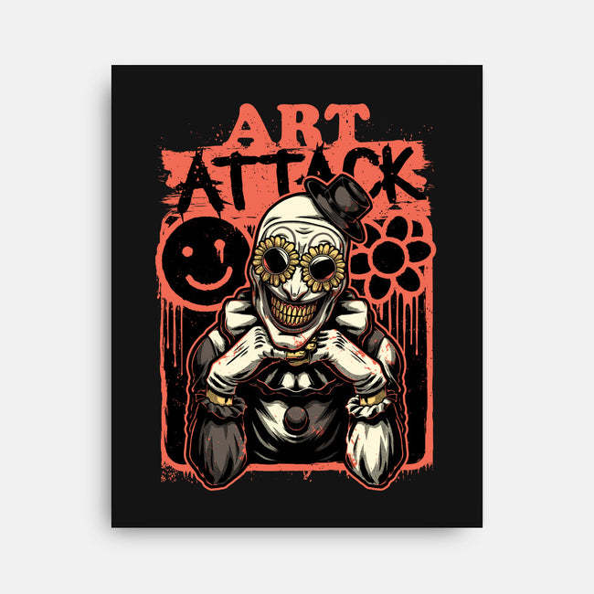 Clown Art TV Show-None-Stretched-Canvas-Studio Mootant