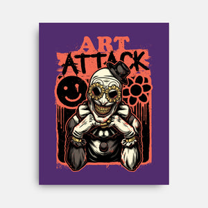 Clown Art TV Show-None-Stretched-Canvas-Studio Mootant