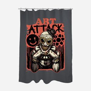 Clown Art TV Show-None-Polyester-Shower Curtain-Studio Mootant