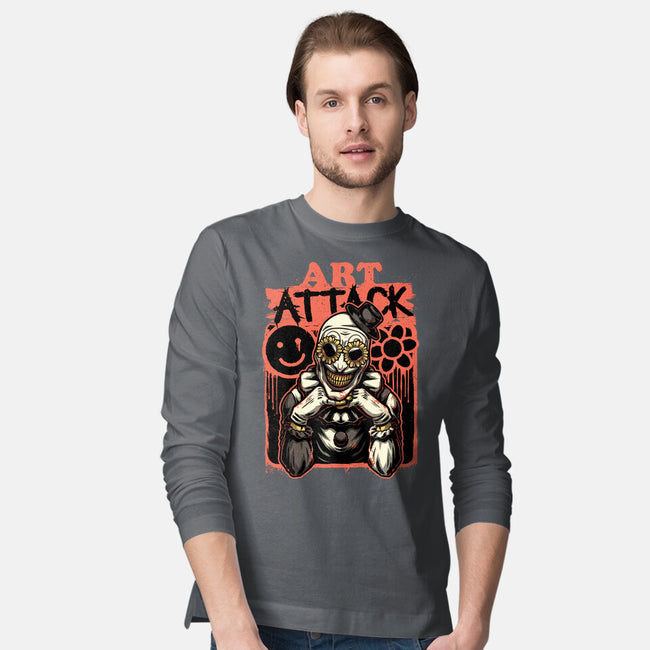 Clown Art TV Show-Mens-Long Sleeved-Tee-Studio Mootant