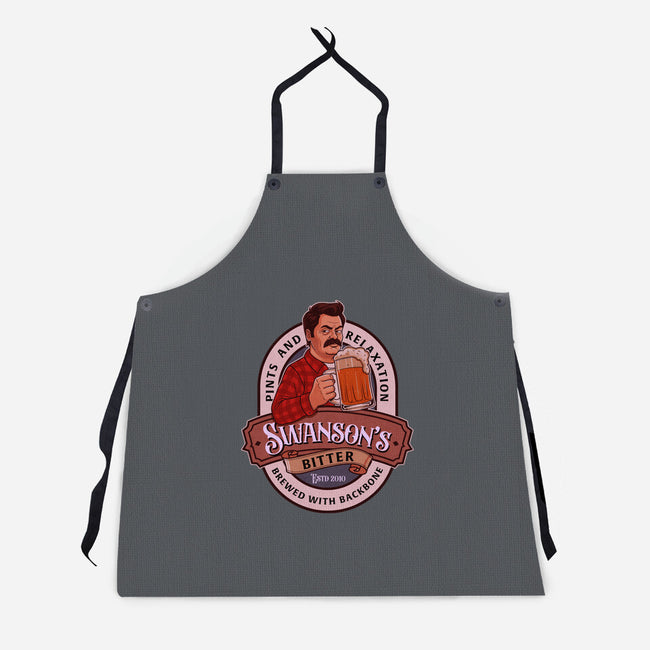 Swanson Bitter Ale-Unisex-Kitchen-Apron-P1yu5h