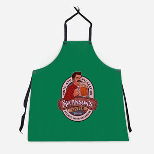 Swanson Bitter Ale-Unisex-Kitchen-Apron-P1yu5h
