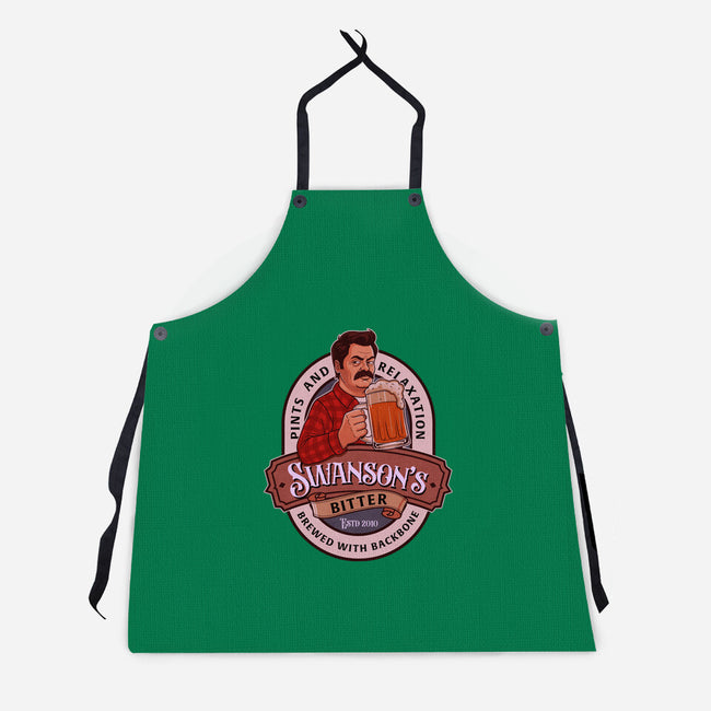 Swanson Bitter Ale-Unisex-Kitchen-Apron-P1yu5h