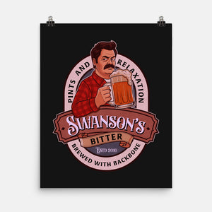 Swanson Bitter Ale-None-Matte-Poster-P1yu5h