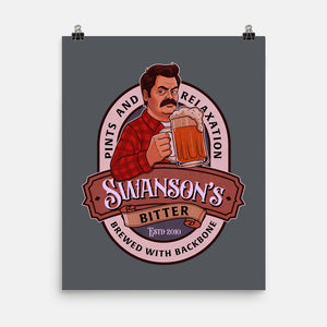 Swanson Bitter Ale-None-Matte-Poster-P1yu5h