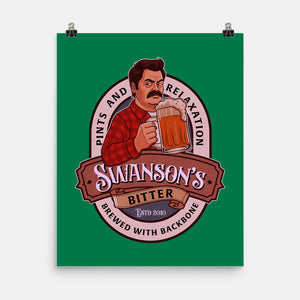 Swanson Bitter Ale-None-Matte-Poster-P1yu5h