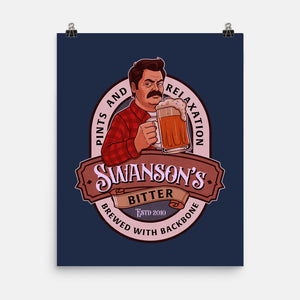 Swanson Bitter Ale-None-Matte-Poster-P1yu5h