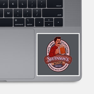 Swanson Bitter Ale-None-Glossy-Sticker-P1yu5h