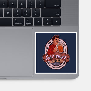 Swanson Bitter Ale-None-Glossy-Sticker-P1yu5h