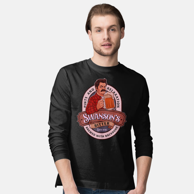 Swanson Bitter Ale-Mens-Long Sleeved-Tee-P1yu5h