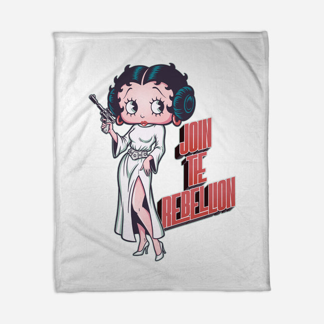 Rebel Pinup-None-Fleece-Blanket-P1yu5h