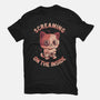 Screaming Inside-Womens-Fitted-Tee-eduely