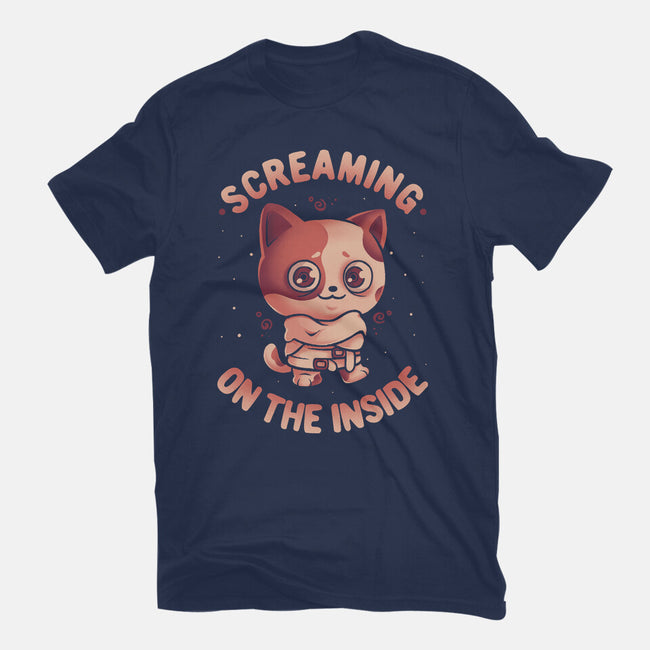 Screaming Inside-Mens-Basic-Tee-eduely