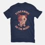 Screaming Inside-Womens-Fitted-Tee-eduely