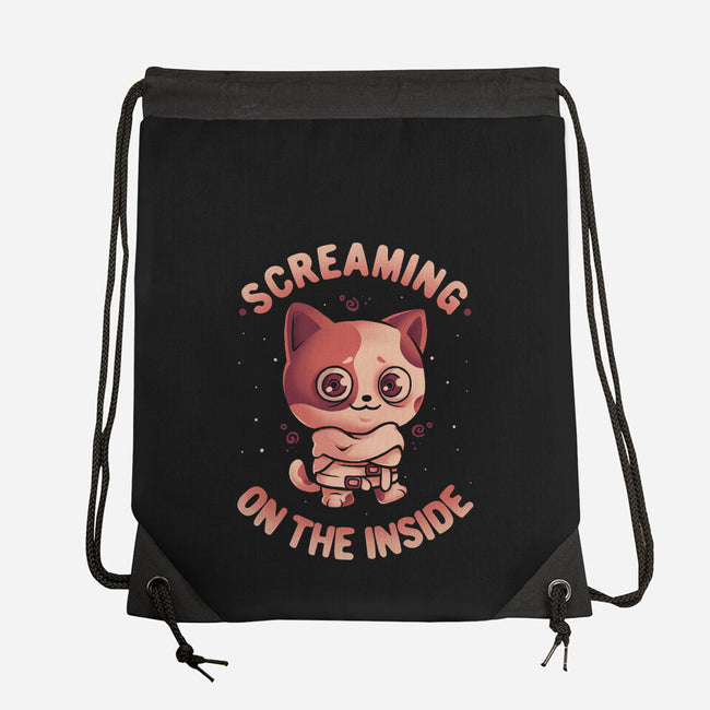 Screaming Inside-None-Drawstring-Bag-eduely