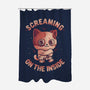 Screaming Inside-None-Polyester-Shower Curtain-eduely