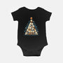 Otter Christmas-Baby-Basic-Onesie-Vallina84