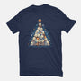 Otter Christmas-Womens-Fitted-Tee-Vallina84