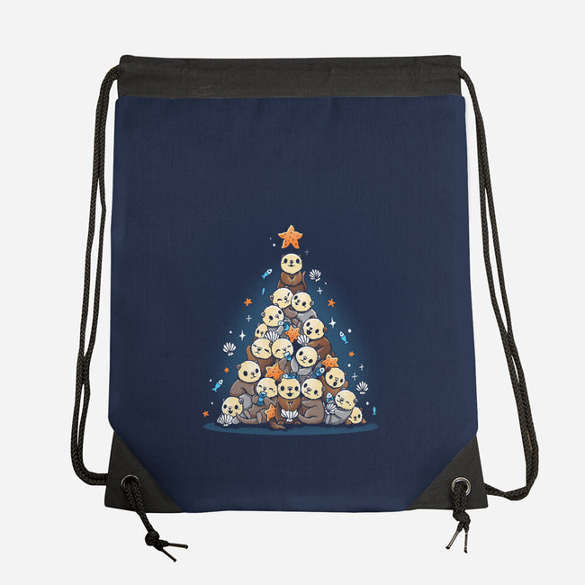 Otter Christmas-None-Drawstring-Bag-Vallina84