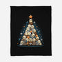 Otter Christmas-None-Fleece-Blanket-Vallina84