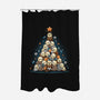 Otter Christmas-None-Polyester-Shower Curtain-Vallina84