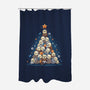 Otter Christmas-None-Polyester-Shower Curtain-Vallina84