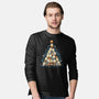 Otter Christmas-Mens-Long Sleeved-Tee-Vallina84