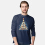 Otter Christmas-Mens-Long Sleeved-Tee-Vallina84