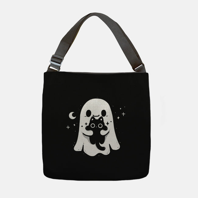 Ghost Kitten-None-Adjustable Tote-Bag-Vallina84