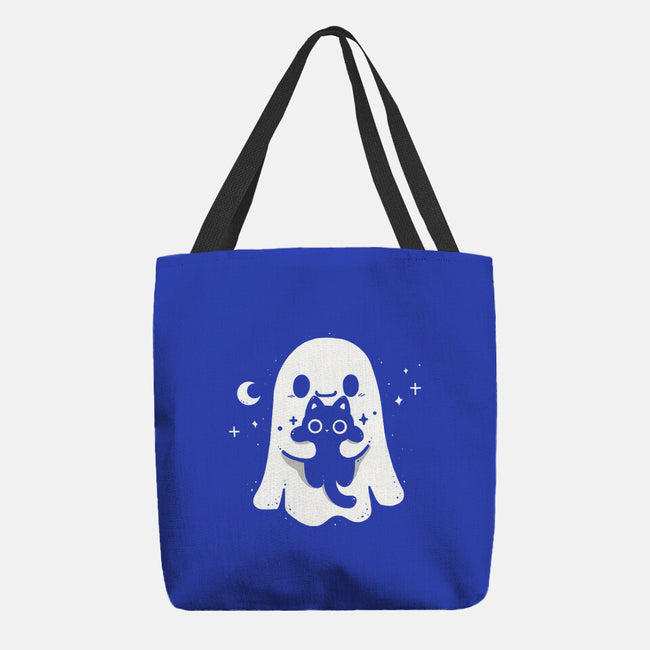 Ghost Kitten-None-Basic Tote-Bag-Vallina84