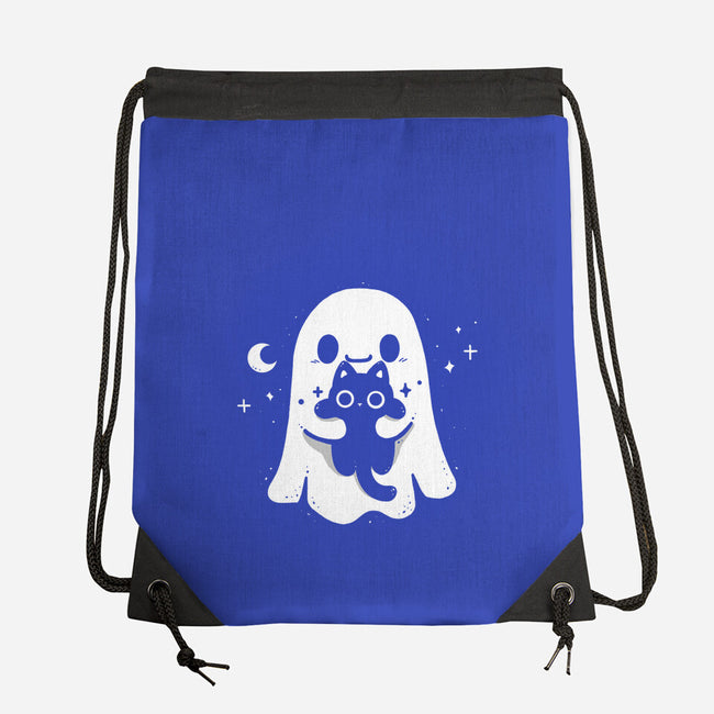 Ghost Kitten-None-Drawstring-Bag-Vallina84