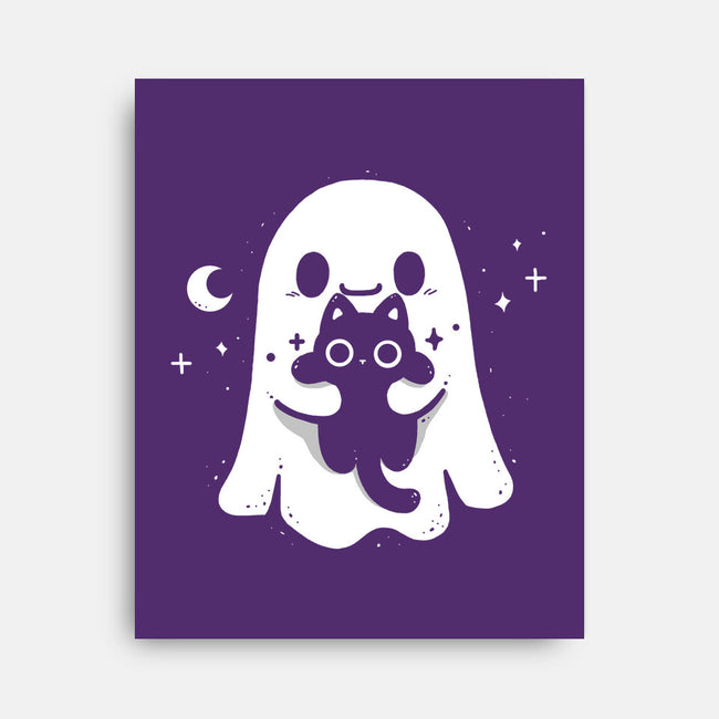 Ghost Kitten-None-Stretched-Canvas-Vallina84