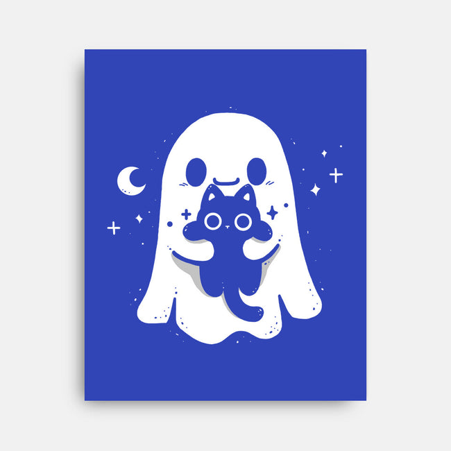 Ghost Kitten-None-Stretched-Canvas-Vallina84