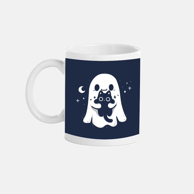 Ghost Kitten-None-Mug-Drinkware-Vallina84