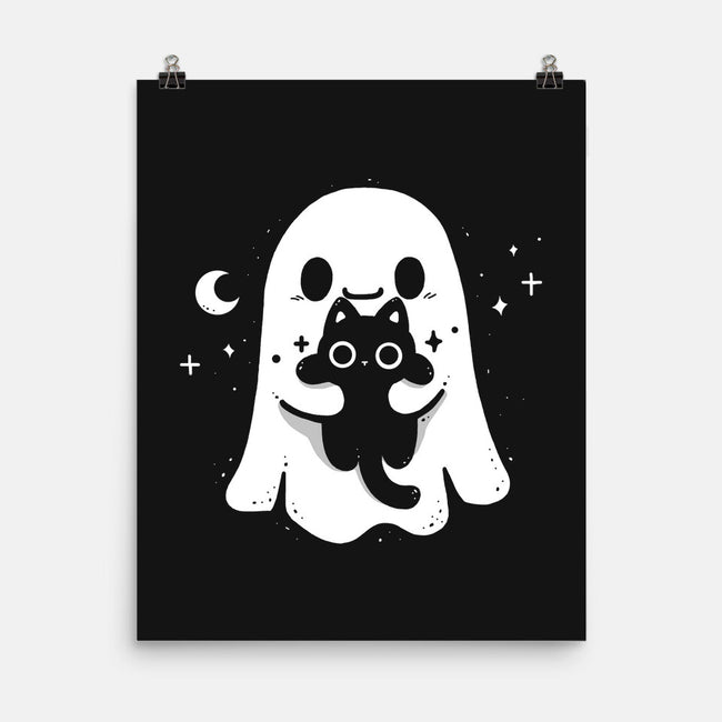Ghost Kitten-None-Matte-Poster-Vallina84