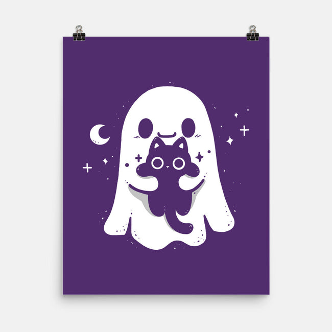 Ghost Kitten-None-Matte-Poster-Vallina84