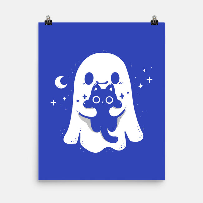 Ghost Kitten-None-Matte-Poster-Vallina84
