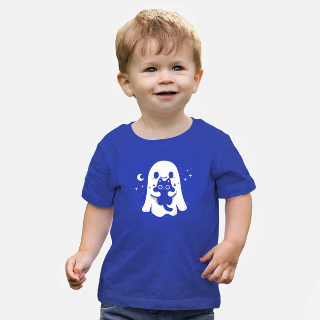 Ghost Kitten-Baby-Basic-Tee-Vallina84