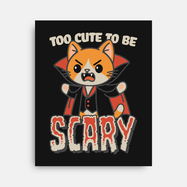 Too Cute To Be Scary-None-Stretched-Canvas-Popnotic