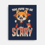 Too Cute To Be Scary-None-Stretched-Canvas-Popnotic