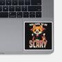 Too Cute To Be Scary-None-Glossy-Sticker-Popnotic
