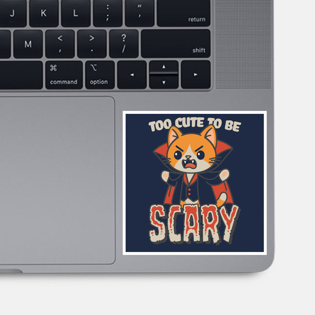 Too Cute To Be Scary-None-Glossy-Sticker-Popnotic
