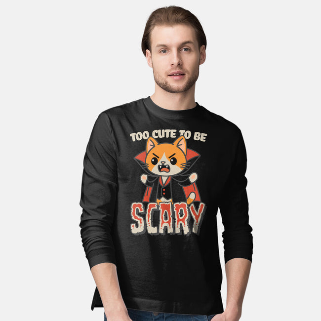 Too Cute To Be Scary-Mens-Long Sleeved-Tee-Popnotic