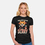 Too Cute To Be Scary-Womens-Fitted-Tee-Popnotic