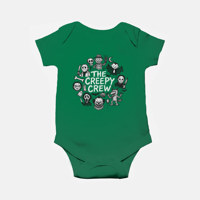 The Creepy Crew-Baby-Basic-Onesie-Popnotic