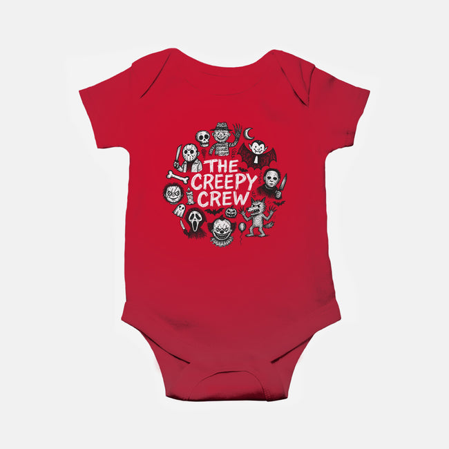 The Creepy Crew-Baby-Basic-Onesie-Popnotic